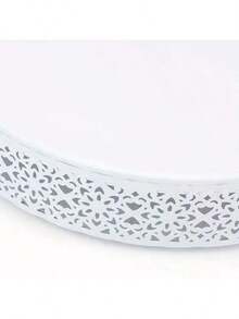 3 Pieces White/Golden Cake Stand Set, 8/10/12 Inch Round Metal Dessert Display Stand Decorative Cake Holder Cupcake Pastry Candy Display Plate For Wedding, Party, Birthday, Event - 白色 - 查看 9