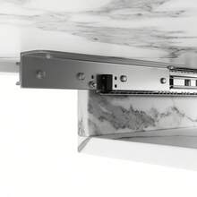 Dining Tables - White + MDF + Metal - View 9