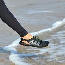 Escarpines para Hombre Zapatos de Agua Zapatos de Deportes Acuáticos Exterior Zapatos de Playa Zapatillas Minimalistas Verano Secado Rápido Antideslizante Interior - Azul-W-1 - Ver 12