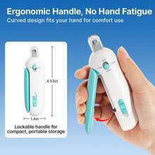 Cat Nail Clippers With Adjustable Cutting Hole In 4 Sizes And Hidden Nail File | Nail Clippers For Kittens And Indoor Cats | Splash-Proof Claw Clippers For Cat Grooming (Blue) - 1 - 查看 7