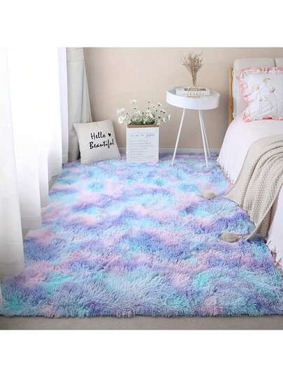 Nordic Printed Plush Tapijt Anti Slip Bottom, Water Absorbent Bathroom, Zachte Com Tafel Thick Sponge, Living Room, Bedroom, Balcony, Study Bathroom