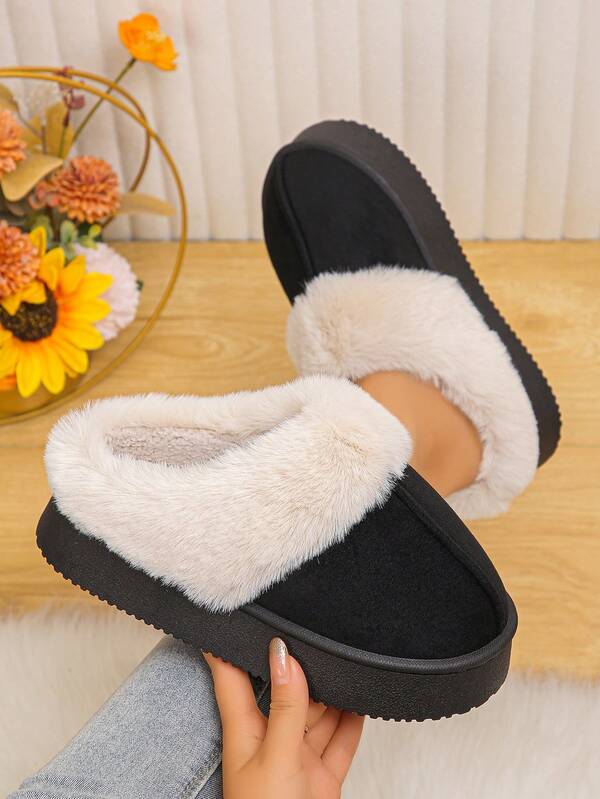 ملابس منزلية كاجوال فاخرة مبطنة بفرو للمقاسات الكبيرة الجديدة والعصرية