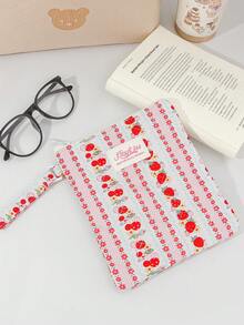 1pc Colorsoft Floral Pattern Portable 6/6.8/7 Inch E-Reader Protective Sleeve, Shock-Proof Carrying Case Pouch For Kindle Paperwhite 2024 1/2/3/4/5/6, E-Reader Storage Bag, Essential For Students And Office Workers, Student Gift, School Use, Holiday Travel, Birthday Gift, Christmas Gift