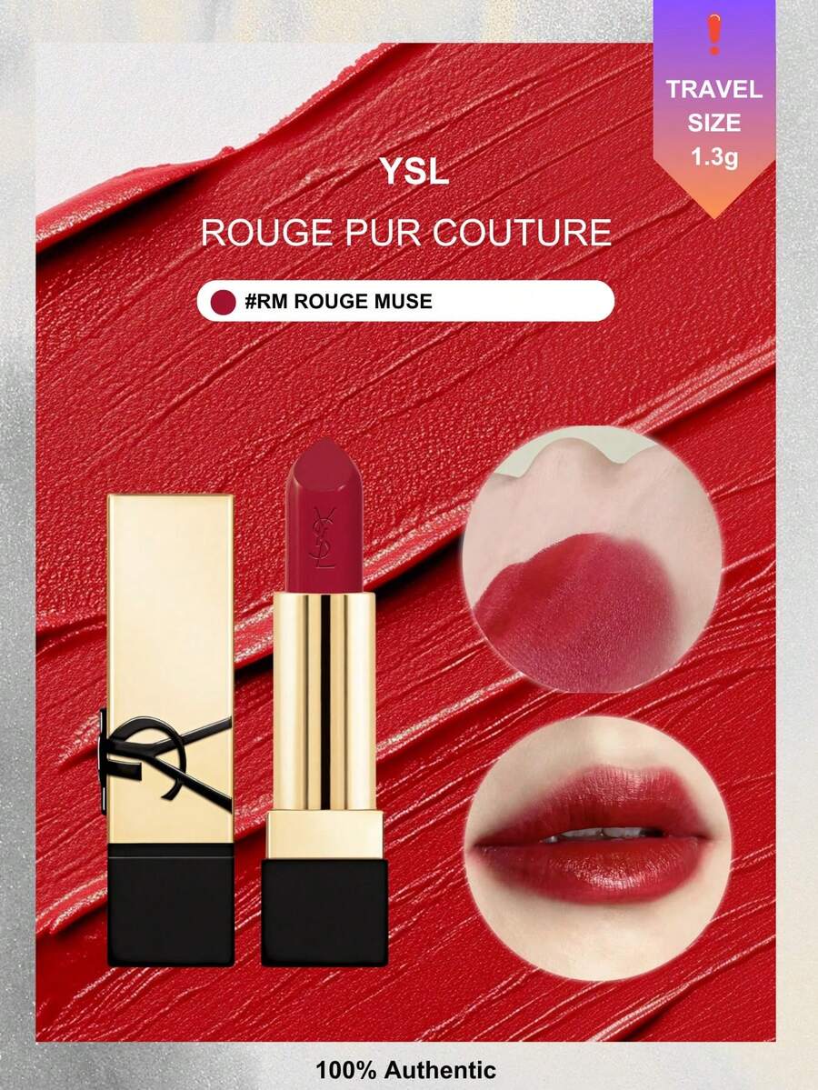 YSL YVES SAINT LAURENT ROUGE PUR COUTURE RM 1.3g - 1,3g - Xem 1