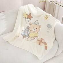 Multifunctional Baby Blanket - Skin-Friendly Soft And Warm Baby Blanket, Suitable For 0-3 Years Old Babies, Comfortable And Durable Coral Fleece, Essential For Newborns, Cute Printed Patterns, Great Gift For Birthday Or Christmas - Beige - View 13