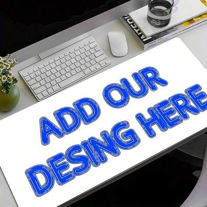 1pc Customized Large Size Mouse Pad - Customized Extended Mouse Pad With Non-Slip Rubber Bottom, Smooth Surface - Ideal For ESports Professionals/Gamers/Desktop/Office