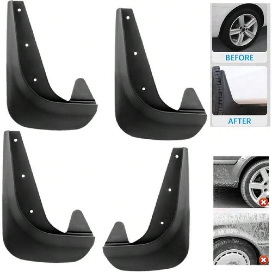 4PCS Car Mud Flaps Splash Guards For Front Or Rear Auto Accessories Universal - 1 - 查看 1