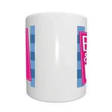 1pc Funny "Back & Body Hurts" Ceramic Coffee Mug - White Cup With Bold Pink Lettering & Blue Stripes, Non-Slip Base, Dishwasher  - Office, Home, Halloween, Christmas, Valentine'S Gift - Humorous Cup For Hot Beverages & Everyday Use, Office Drinkware, Playful Design, Smooth Finish, Novelty Drinkware, Office Workers,  Cup, Items For Optometrist, Quilt Quote Mug, Optometry, Lens Coffee Cup, Optics And Optometry, Nicu, Pan Flag She/They, Coffee Mug, Cup And - Navy - 查看 3