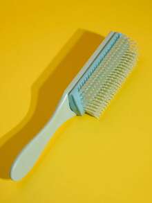 salon fashion 1 Stück minimalistischer einfarbiger komfortabler 9-reihiger Haarkamm, Haarbürste, Slick-Back-Bürste, Stylingbürste, Lockenbürste, Kantenbürste, Haarkamm, Haarbürste, Haarbürstenset, Kamm, Locken Kamm, Entwirrbürste, Haarbürste für Frauen, Haar, Reise, Haarpflege, Haarwerkzeuge, Harzeug, Friseur, Friseurzubehör, Friseursalon, Friseurausrüstung