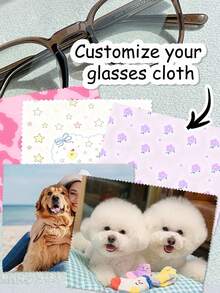 1pc/2pcs/5pcs Custom Super Soft Microfiber Glasses Cleaning Cloth, Gentle Screen Wipe Cloth, Personalized Logo Cleaning Cloth, Promotional Gifts, Conference Gifts, Custom Printed Super Soft Microfiber Glasses Cloth, Soft And Fine Smartphone And Computer Screen Wipe Cloth, Camera Lens Cloth, Business Logo Lens Cloth, Ideal For Cleaning Glasses, Laptop Screens, Tablets And Smartphones.