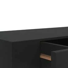 Estantería Flotante de Pared Larryhot con Cajón Negro 48x25x8 cm, Adaptable a múltiples estancias (entrada, baño, despacho), estructura robusta, fácil de montar, ideal para almacenaje y decoración - Negro - Ver 8