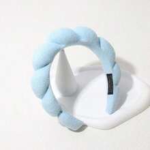 1 Pack Spa Headband For Washing Face Or Facial, Skincare Headbands, Makeup Hairband Sponge, Terry Cloth Headbands, Face Wash Headband, Puffy Hairband For Sports Or Yoga, Fashion Accessories For Women And Girls, Great Gifts, Blue,Skincare Headband,Beauty,Skin Care Products,Spa,Self Care,Skin Care Tools,Face Care,Esthetician Supplies,Skin,Face Wash,Facial - 藍色 - 查看 4