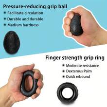 1/2/5 件男士握力训练器，专业手部握力器，用于手指、手臂肌肉康复、健身腕力锻炼健身房配件
