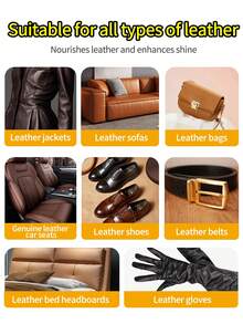 2.71oz Leather Care Cream And Protectant - For Leather Sofas, Furniture, Car Seats, Shoes, Boots, Bags, Handbags | Suitable For Dark Or Light Colored Leather, Shoe, Spring Summer Picks, Brides Maid Gifts, Room, Bedroom Decor, Bedroom Decor, Beach, Travel, For Men, For Women, Vacation,Wedding,Y2k,Party,Mother's Day Gift,Bedroom Decor,Garden,Kitchen Decor,Summer,Beach,Travel Essentials,Room Decor,Squishy,Graduation - Multicolor - View 3