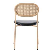 Dining Chairs - Black+Brown - View 3