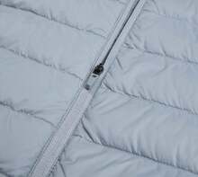 Skechers Women's New Soft & Comfortable Casual Hooded Warm Down Jacket - Gray Blue - View 6