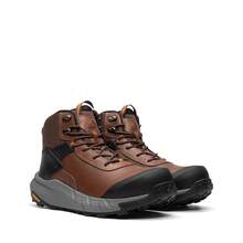 Composite Toe Boots For Men – Waterproof Lightweight Non-Slip ASTM F2412-24 & ASTM F2913-24 Work Boots For Warehouse & Construction, VaporGuard-Nano - 棕色 - 查看 2