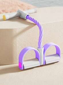 1 Stück Mini Multifunktions-Fußpedal-Zugvorrichtung Bauchmuskeltrainer für Zuhause, zum Schlankhalten Bauch-Yoga-Fußzugseil