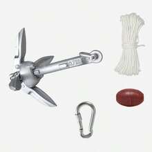 Kayak Canoe Jet Ski  Paddle Board Folding Grapnel Anchor Kit 0.7kg/1.5kg With Rope - 0.7KG - View 1