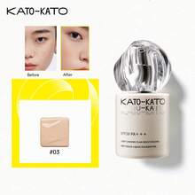 KATO-KATO 3 Colors 30gOILY SKIN FOUNDATION, Long-Lasting, Even Skin Tone,Sweat & Water Resistant,Non-Transferring, Concealing, Oil-Controlling Foundation. Party Essential, Specialty Gift For Friends, Girlfriends. Wedding Essentials, Wedding Guest, Bachelorette Party, Elegant Makeup, Natural Everyday Makeup, Sweet Makeup, Blood-Colored Makeup, Date Makeup - Bisque - View 10
