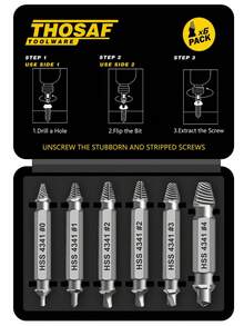 Thread Tapping Tool Set - A Gift For Dad And Husband | Christmas Stocking Stuffer, For Tapping Threads And Repairing Worn/Rusted Screws, Nuts, And Bolts (Some Styles Are Random) - Multicolor - View 2