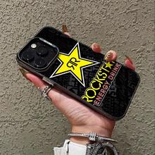 Funda para Teléfono: Funda Rockstar Energy Drink - Compatible con iPhone 17, 16e, 16, 15, 14,..., 12/11 Mini Pro Max Air X...XSMAX 8 Plus 7 (Cubierta Mate Anticaídas), Accesorio Móvil, Funda Moderna, Material Duradero, Textura Suave, Usuarios Casuales - Color 1 - Ver 3