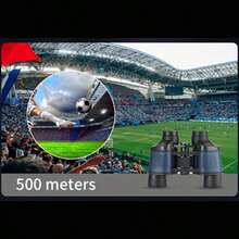 1 szt. V. FAR HD Niebieski lornetka teleskopowa FMC z powłoką wielowarstwową, przenośny mały okular, obiektyw 20 mm, 35 mm, krajobraz, obserwacja ptaków, mecz piłki nożnej, koncert, turystyka