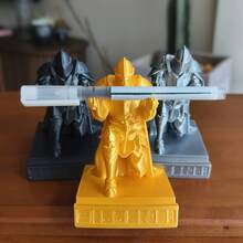 3d Printed Retro Kness-Shaped Pen Holder - Multicolor - View 10