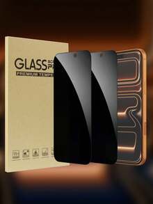 BOLLYMORE 3pcs Privacy Screen Protector, Compatible With IPhone 15/15 Plus/15 Pro/15 Pro Max, 14/14 Plus/14 Pro/14 Pro Max, 13 Mini/13/13 Pro/13 Pro Max, 12 Mini, 16/16 Pro/16 Plus/16 Pro Max, 17/17 Air/17 Pro/17 Pro Max, Made Of Tempered Glass, Anti-Scratch, Anti-Fingerprint, Anti-Drop, Anti-Peeping, Perfectly Fits Phone Cases - 2pcs Tempered Glass for Privacy Protection - View 30