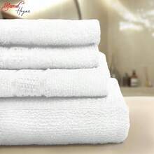 Hogar Set de Dos Toallas de Bao Beige 140x 70 - Blanco + Juego de toallas - Ver 4