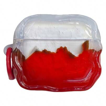 غطاء سماعة الأذن المقاوم للصدمات بنقشة جدار متهالك، غطاء سماعة الأذن IMD، حالة واقية للسماعات الحمراء متوافقة مع 1/2/3/4/برو