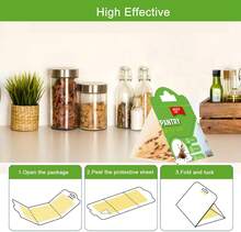 Pantry Moth Traps With Pheromone Attractant, 6 Pack Adhesive Traps