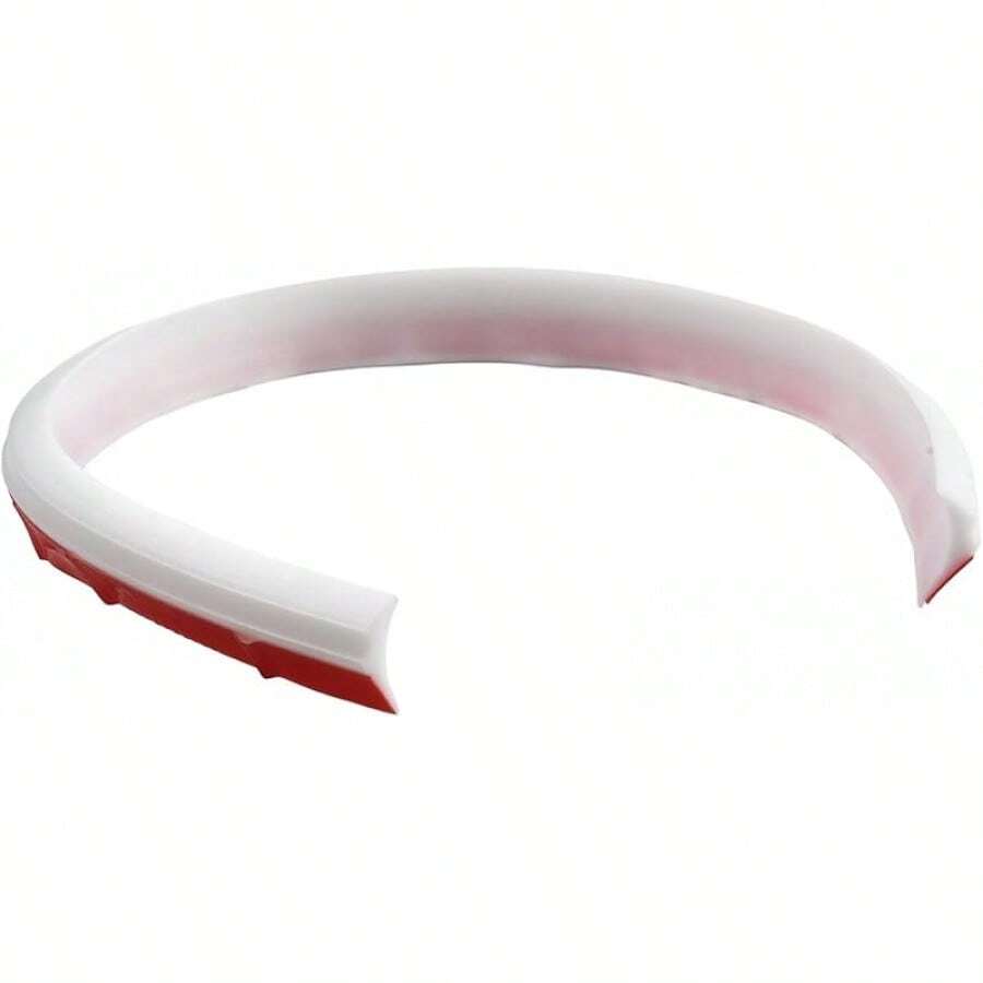 Waterstop - Tira de ducha para umbral de agua, autoadhesiva, silicona, impermeable, barrera para baño y cocina (blanco, 100 cm) - blanco 50cm - Ver 1
