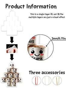 1PC Personalized Marshmallow Family Christmas Ornament Custom Name Holiday Keepsake Cute Marshmallow Couple Ornament Kids Parents Grandparents Decoration Unique 2025 Christmas Gift For Family Friends Couples And Loved Ones Christmas Christmas Decorations Room Decor Bedroom Home Decor - Multicolor - View 4