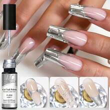 FOUR LILY 5ml Metallic Nail Gel Polish - 5ml Mirror Effect Suitable For 3D Nail Art, French And Painting Designs, Home Manicure DIY Kit Nails - Multicolor - View 9