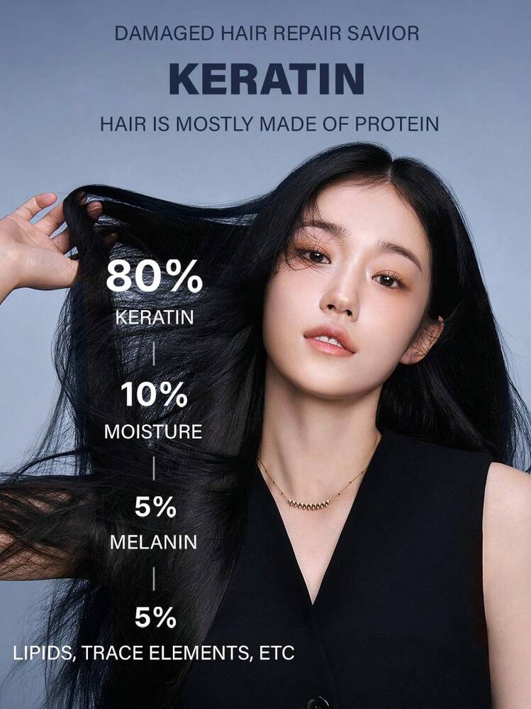 One Unove Deep Damage Repair Hair Mask Contains Hair Protein To Deeply Repair Damaged Hair Cuticles, Improve Rough Hair, And Leave Hair Soft And Smooth With A Warm, Sweet Floral And Fruity Scent. - UNOVE Floral Hair Mask - View 4