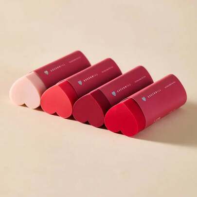 2/4 Peças Borrachas Degradê Coração Vermelho - Sem Resíduos, Tampas de Lápis PVC, Sem Vestígios para Pintura, Escrita, Arte e Suprimentos - Presentes do Dia dos Namorados e Natal, Usados para Suprimentos de Escritório e Estudo, Suprimentos Escolares, Recompensas de Sala de Aula, Natal, Presentes de Natal [Envio Misto]