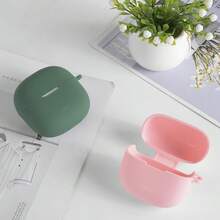 DO AS YOU WISH Silicone Earphone Protective Case For Redmi Buds 6 Lite, Includes 1 Metal Clip & 1 Cleaning Brush, Multi-Functional Protection + Cleaning, Solid Color Silicone Shell, Lightweight & Comfortable, Scratch & Wear Resistant