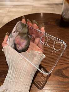 Funda para  con un adorable diseño de mono durmiendo, apta para las series  16E/15/14/13/12/11/PRO/PLUS/PROMAX/MINI. Compatible con las series  S/A/M/NOTE,  S/G/EDGE/E, Honor 400/MAGIC/X, OPPO RNO/A/F,  14/Redmi/POCO/NOTE. Transparente, sencilla, elegante y duradera, fabricada con material TPU protector. Perfecta para San Valentín, Halloween, Navidad y otras ocasiones festivas: una opción ideal para uso personal o para regalar. - transparente - Ver 5