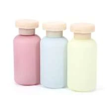 3件套可重复灌装旅行瓶套装，洗发水、沐浴露、乳液分装瓶，化妆品分隔瓶 - 彩色 - 查看 11