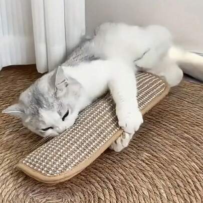 Durable Cat Toys Pillow And Scratching Pad - Bite-Resistant Chew Bed Cover For Kittens, Soft, Mosquito-Repellent, Suitable For All Breeds And Sizes, Play With Furniture - Interactive Cat Toys, Suitable For Solo Play And Intimate Interaction