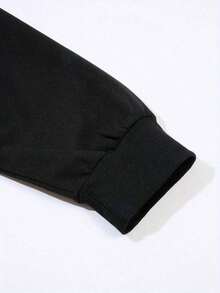 Sweat Shirt2025 New Women's Sweatshirt St. Patrick's Day Print Sweatshirt, Casual Round Neck Sports T-Shirt For Spring And Autumn, Sweatshirt For Women. Loose And ComfortableLoose And Comfortablevalentines Clothes - 黑色 - 查看 4