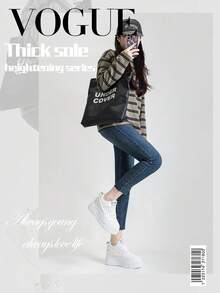 Alan Vincent【厚底运动鞋系列】建议选大一码，平时穿37码的就选38码 白色女鞋 2025年优雅唯美新款女士休闲鞋 女士厚底鞋 户外舒适运动鞋 内增高5cm 派对鞋 适合矮个子女性