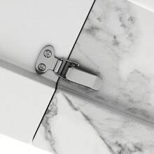 Dining Tables - White + MDF + Metal - View 5