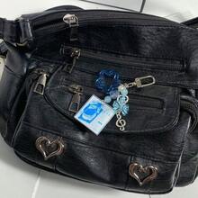 1pc "Wave To Sky" Beaded Custom Photo Keychain | Handmade | Summer Wave | Matching Pendant | Custom Photo Keychain - Multicolor - View 11