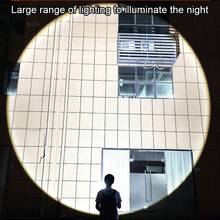 防水户外LED手电筒，三模式远射聚光灯，便携耐用，铝合金材质，可充电，适用于野外探险、登山、夜钓和应急备用。 - 黑 - 查看 10