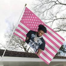 Youngboy Never Broke Again American Flag 3*5FT, Youngboy Concert Flag, Youngboy Rapper Banner, Hip Hop Poster,2025 Youngboy Bedroom Party Decorations College Dorm Decor - 白色 - 查看 8