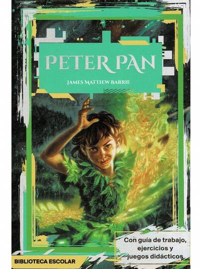 Peter P.  - Libro Del Autor:   James Mathew Barrie  - Colección: Biblioteca Escolar. (Síntesis Del Libro) Edad: + 12 años. Género: Ficción, Aventura.  Formato: Pasta Blanda Páginas: 95 Medidas: 21 cm x 14 cm. - Síntesis del libro - Con Guía de Trabajo – Preguntas De Comprensión Lectora - con Ejercicios y Actividades Didácticas. – Para jóvenes de 12 años en adelante. Peter P. escapó volando por la ventana de su cuarto… Al llegar al País de Nunca Jamás, se convierte en líder de los niños perdidos, quienes habrán de luchar contra el capitán Garfio, pirata aterrado por la presencia del cocodrilo que le arrancó la mano, y su tripulación de rufianes. Una serie de maravillosas aventuras y batallas sin cuartel te esperan en este libro fantástico.
