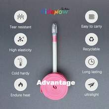 Ridenow Ultralight Bicycle Inner Tube 700 X 18 25 28 32 Road Bike TPU Tube 45 65 85mm Length 28'' Super Light Inner Tube - Pink - View 2