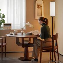 AMILL 63-Inch Modern Floor Lamp With Adjustable Tripod Base & USB-Powered Lighting - Dimmable White/Cool/Warm, Sturdy Metal Construction, Curved Gooseneck Arm & Plug-Free Operation For Living Room, Bedroom,, Home Office - Floor - 彩色 - 查看 8